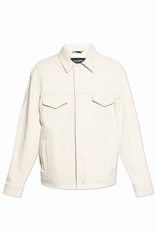 cream Cotton jacket