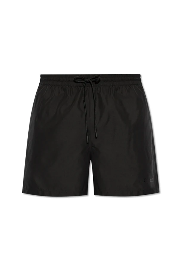 CZARNY Szorty kąpielowe