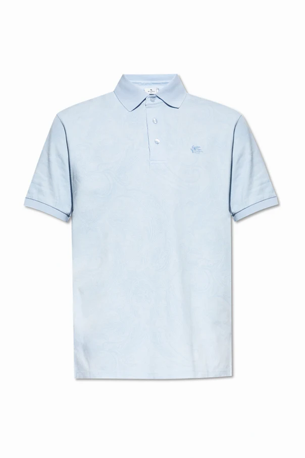 HELLBLAU Polo mit Logo