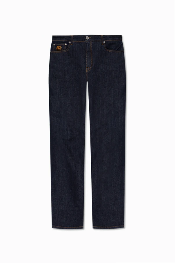 MARINEBLAU Jeans mit Logo