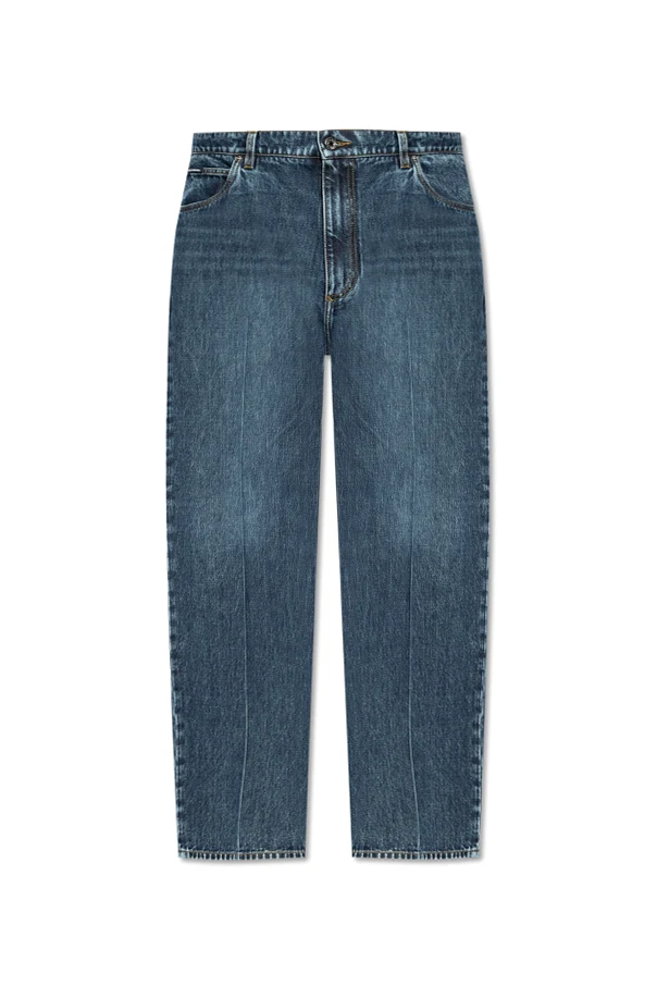NAVY BLUE Straight leg jeans