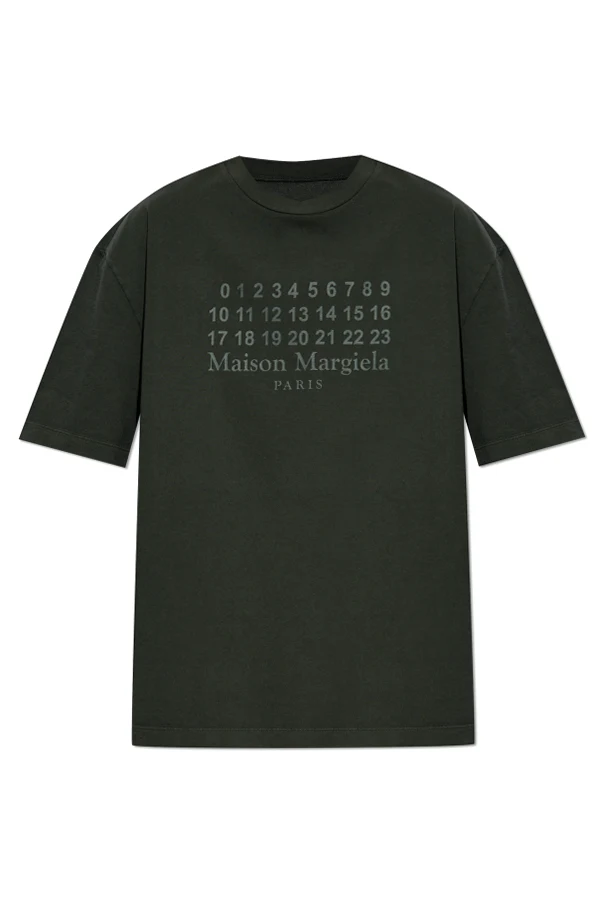 SCHWARZ T-Shirt mit aufgedrucktem Logo