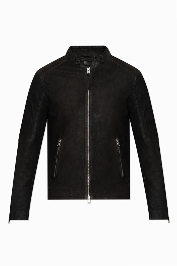 CZARNY Skórzana kurtka `Cora`