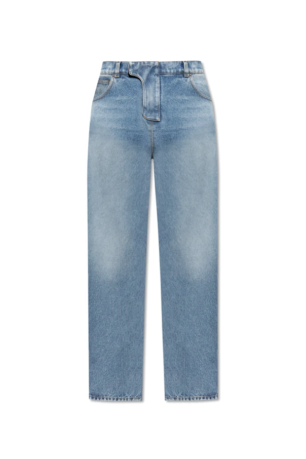 BLUE Jeans with slightly tapered legs