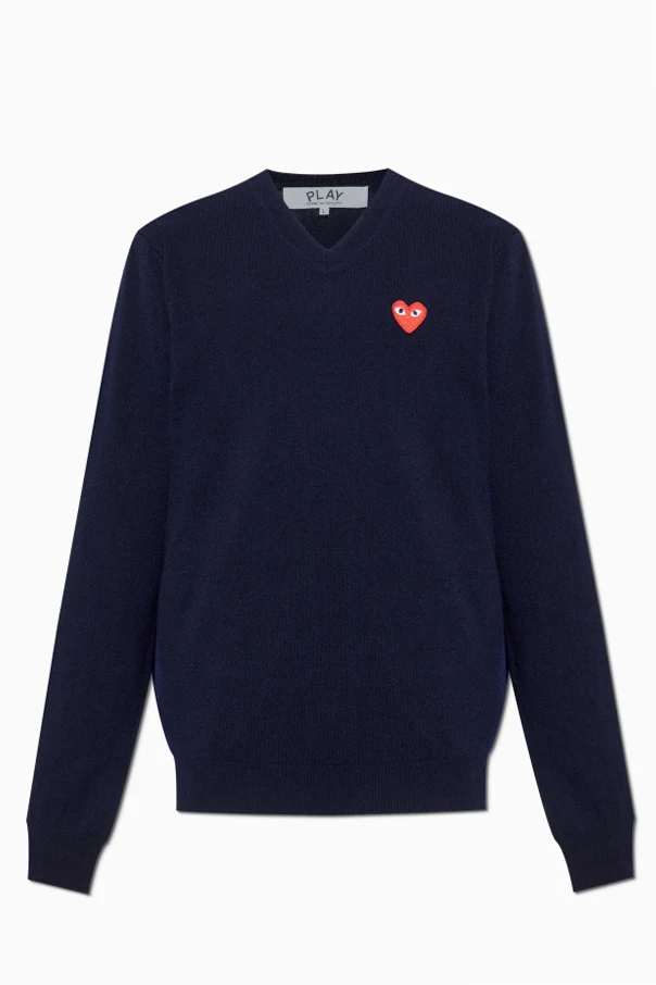 MARINEBLAU Pullover mit V-Ausschnitt