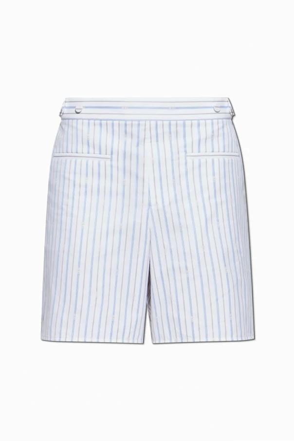 HELLBLAU Shorts mit Streifenmuster