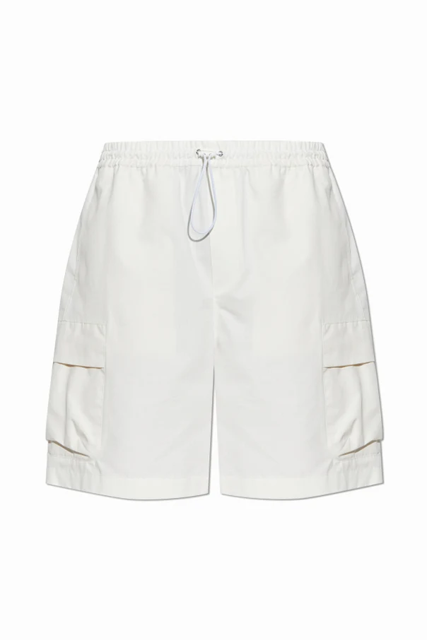WHITE Cargo shorts