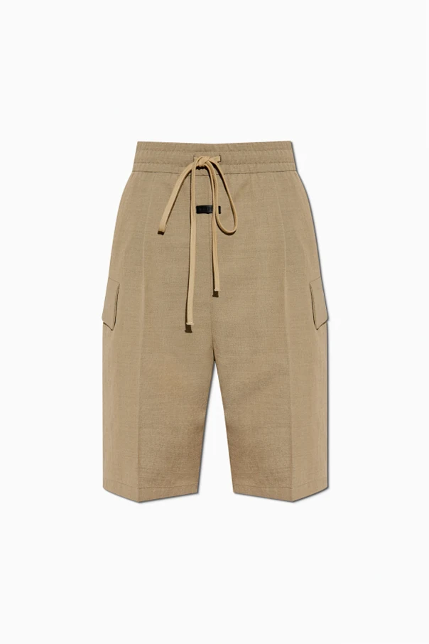BEIGE Shorts mit Bügelfalte