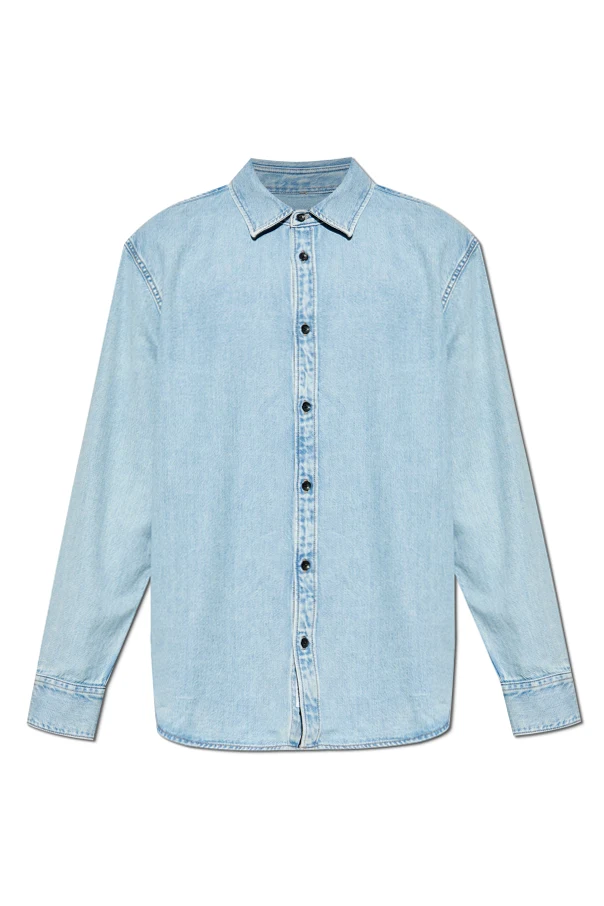 NIEBIESKI Jeansowa koszula