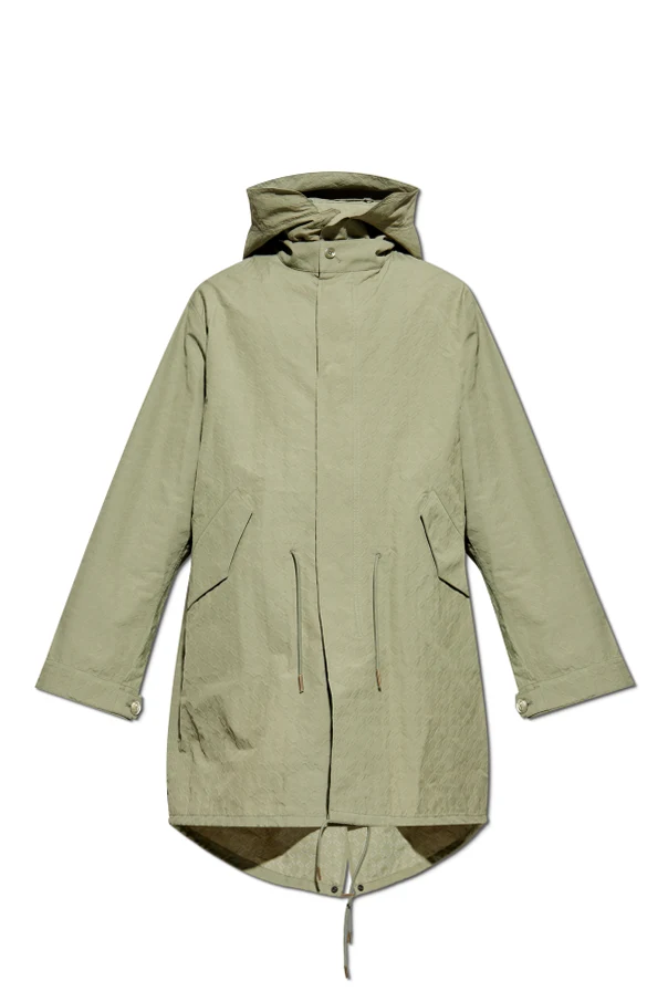 GRÜN Parka mit abnehmbarem Kapuze