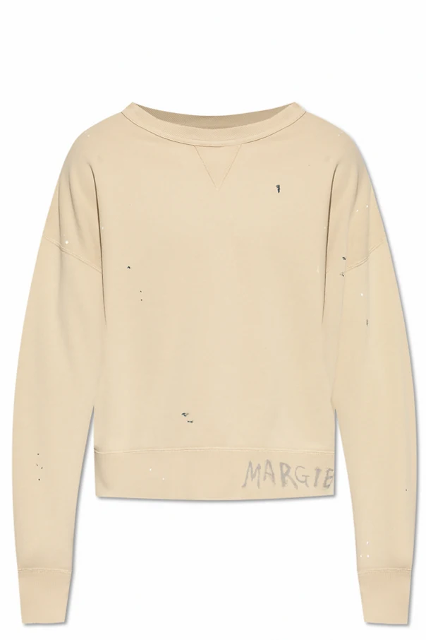 BEIGE Sweatshirt mit Farbeffekt