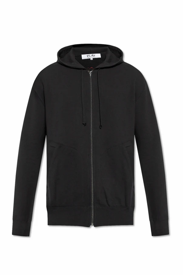 CZARNY Bluza zapinana na zamek