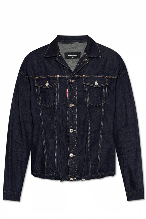 GRANATOWY Kurtka jeansowa kapsuła `Summer Lovers`