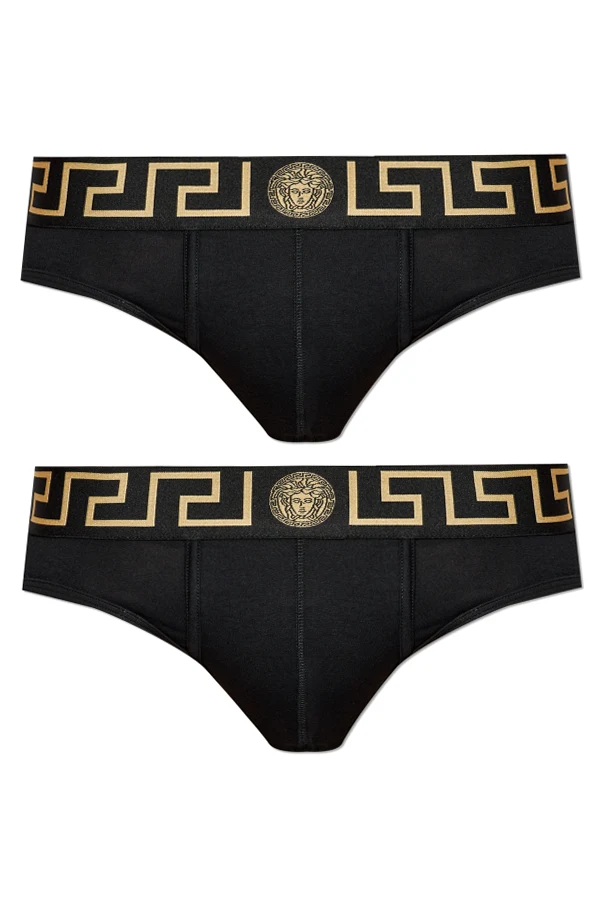 BLACK Two-pack briefs