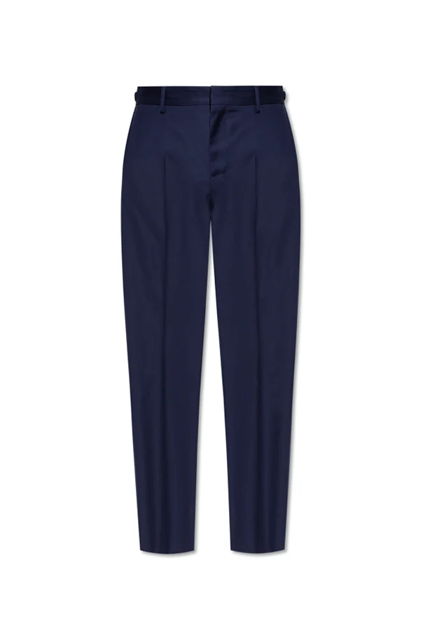 MARINEBLAU Bügefaltenhose