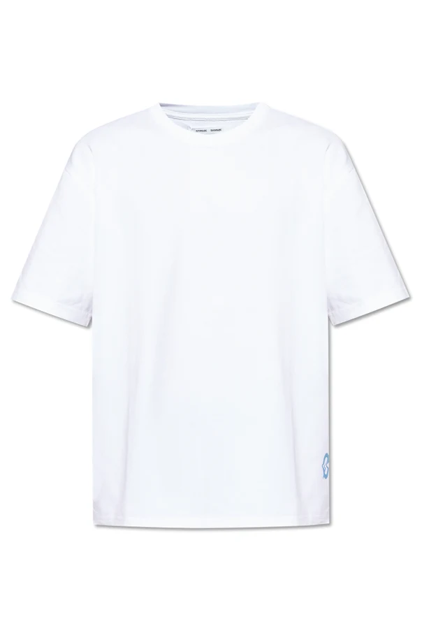 WHITE T-shirt 'Saswirl'