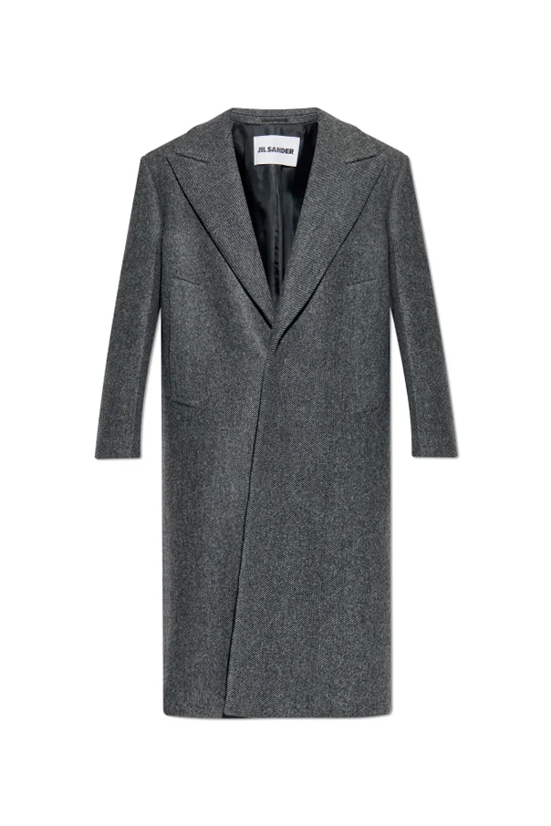 GRAU Wollmantel