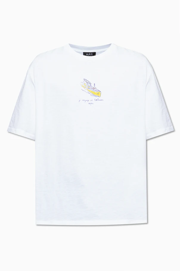 WEISS T-Shirt mit Aufdruck