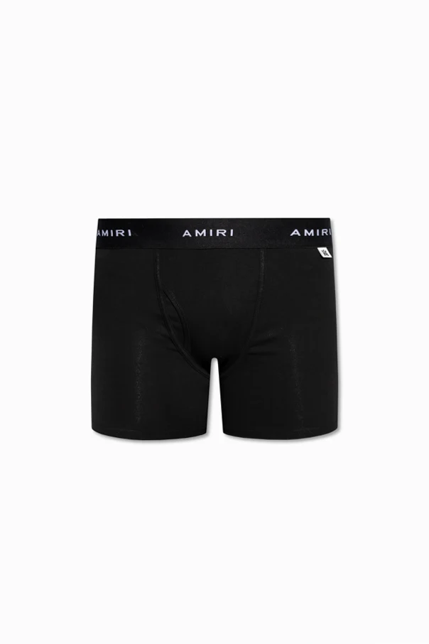 CZARNY Bokserki z logo