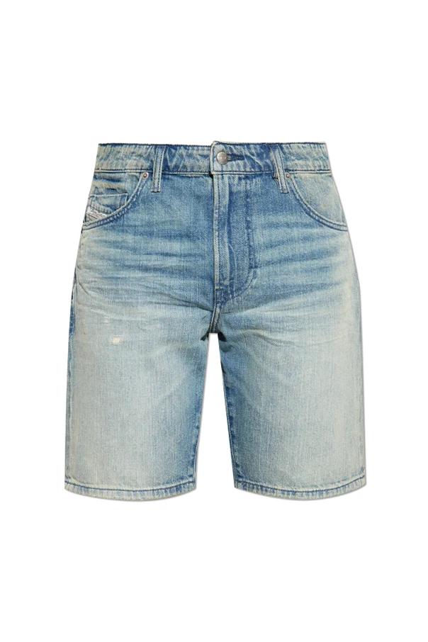 NIEBIESKI Szorty jeansowe `D-FIN`