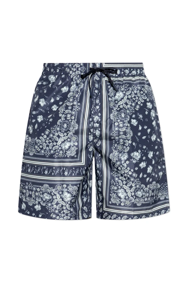 GRANATOWY Szorty kąpielowe