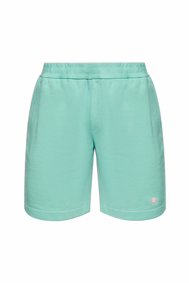 GREEN Shorts with patch