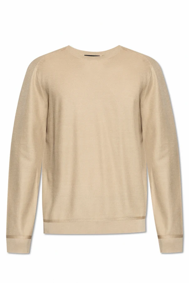 BEIGE Pullover mit Rundhalsausschnitt