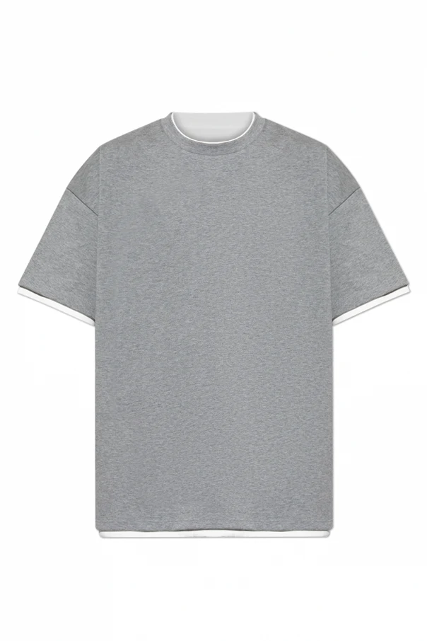 GRAU T-Shirt mit Aufdruck