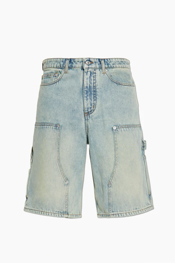 NIEBIESKI Jeansowe szorty `Perys`