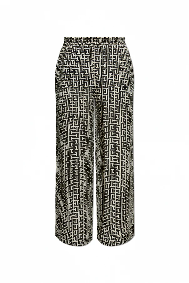 BLACK Loose-fit pants