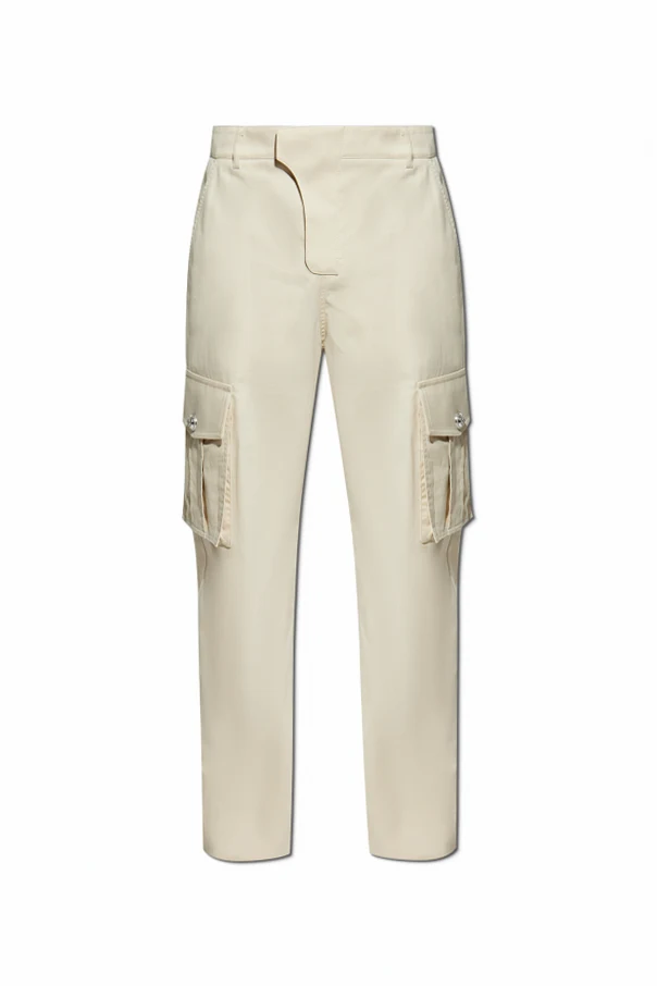 kremowy Spodnie typu `cargo`
