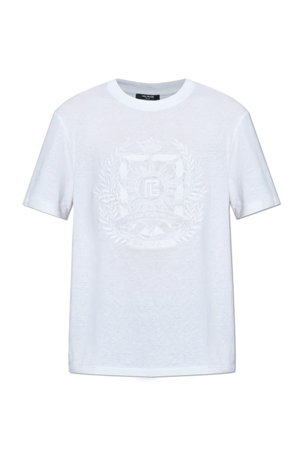 WHITE Linen t-shirt