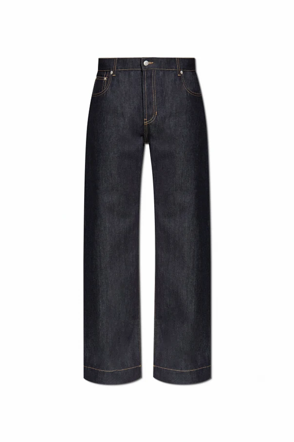 NAVY BLUE Straight-leg jeans