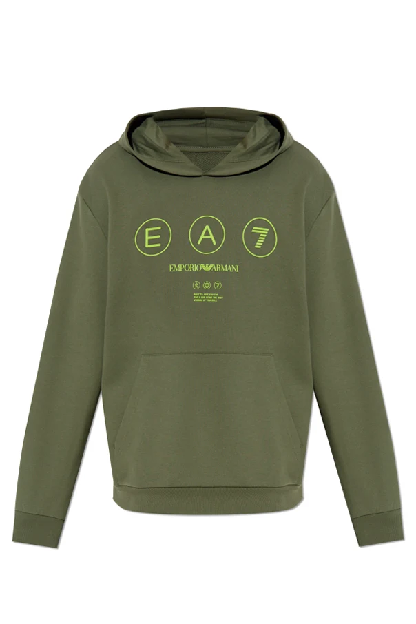 ZIELONY Bluza z kapturem