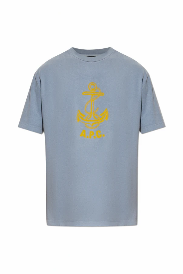 BLAU T-Shirt mit Aufdruck "Cohbs"