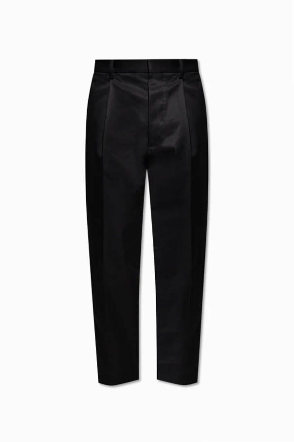 SCHWARZ Hose „1 Pleat Aviator“