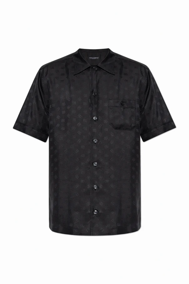 BLACK Shirt with monogram