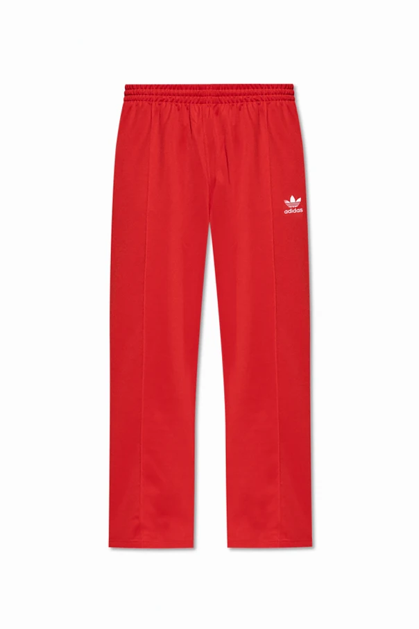 RED Sweatpants with straight-leg cut