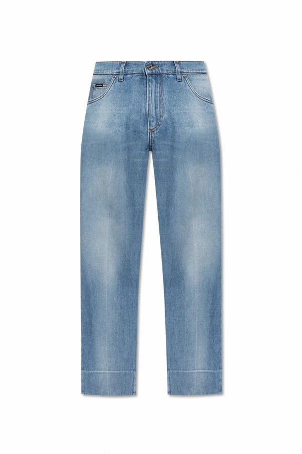 BLUE Straight-leg jeans