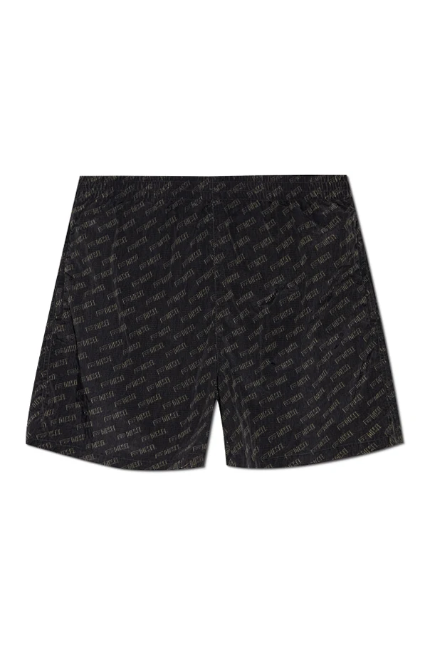 CZARNY Szorty kąpielowe `DANIEL-41-MONO-UTLT`