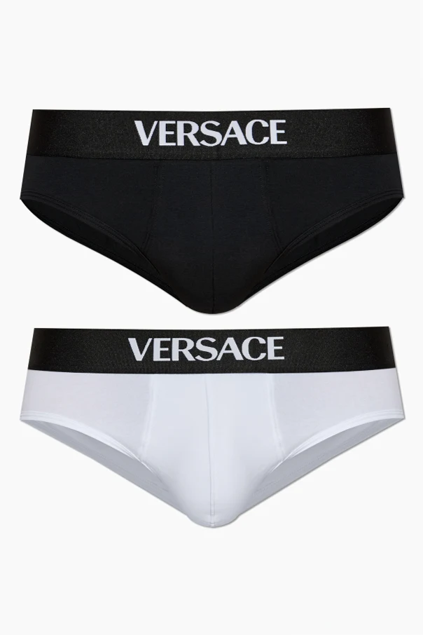 MULTICOLOUR 2-pack of cotton briefs with logo