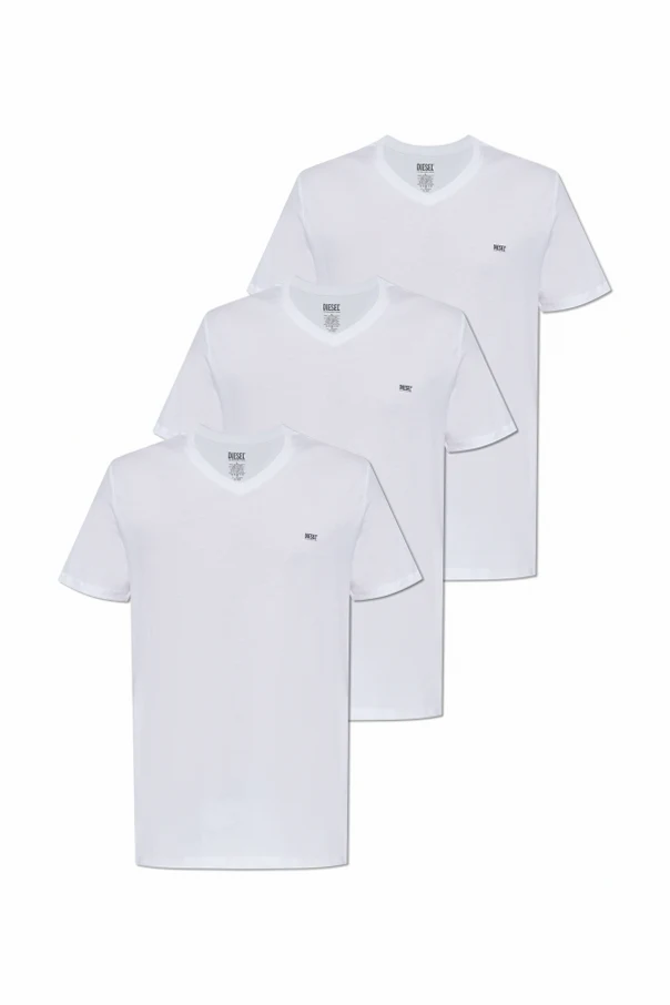 BIAŁY  Trójpak t-shirtów `UMTEE-MICHAEL`