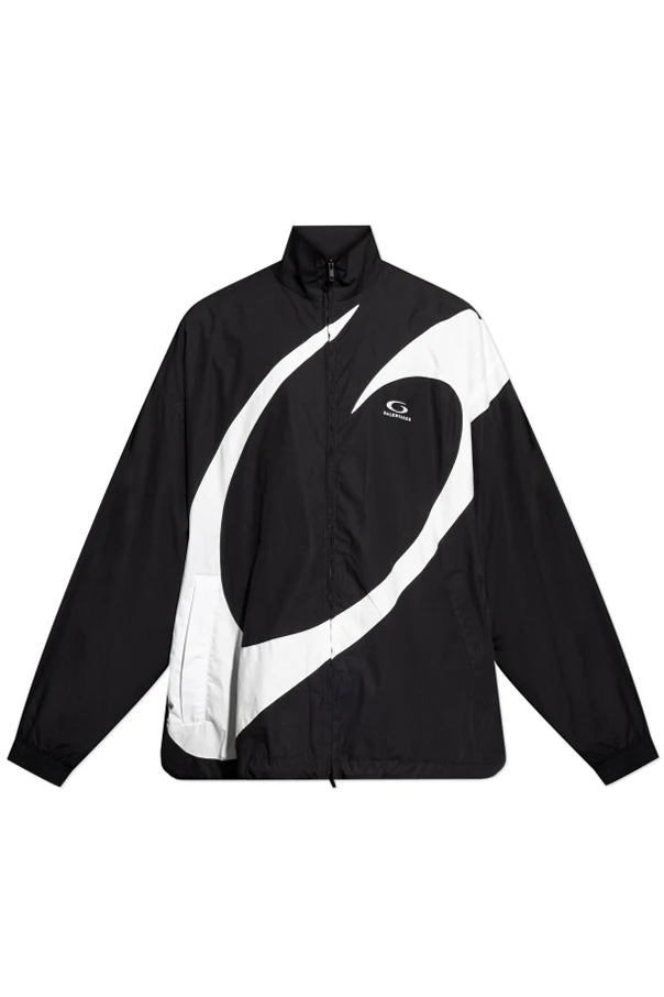 SCHWARZ Jacke mit Stehkragen