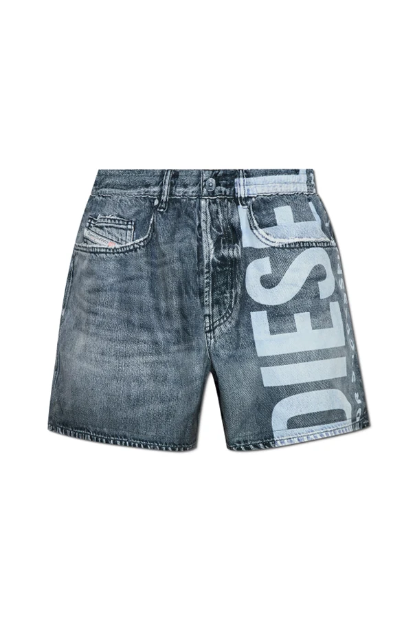 NIEBIESKI Szorty kąpielowe `KEN-37-DNM`