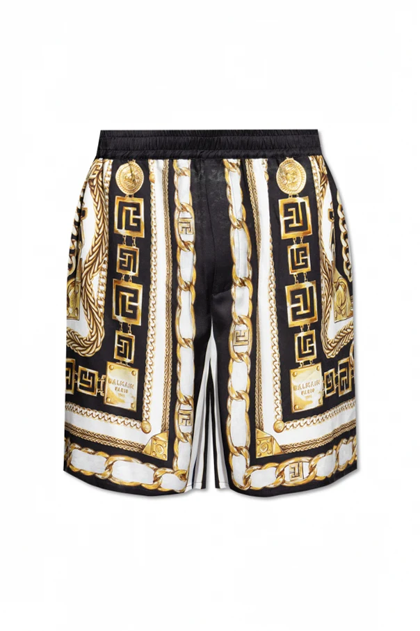 BLACK Printed shorts