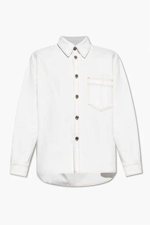 WEISS Jeanshemd mit Ziernähten