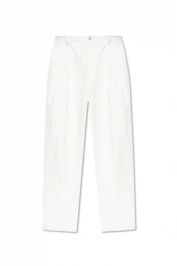 WHITE Wide-leg trousers