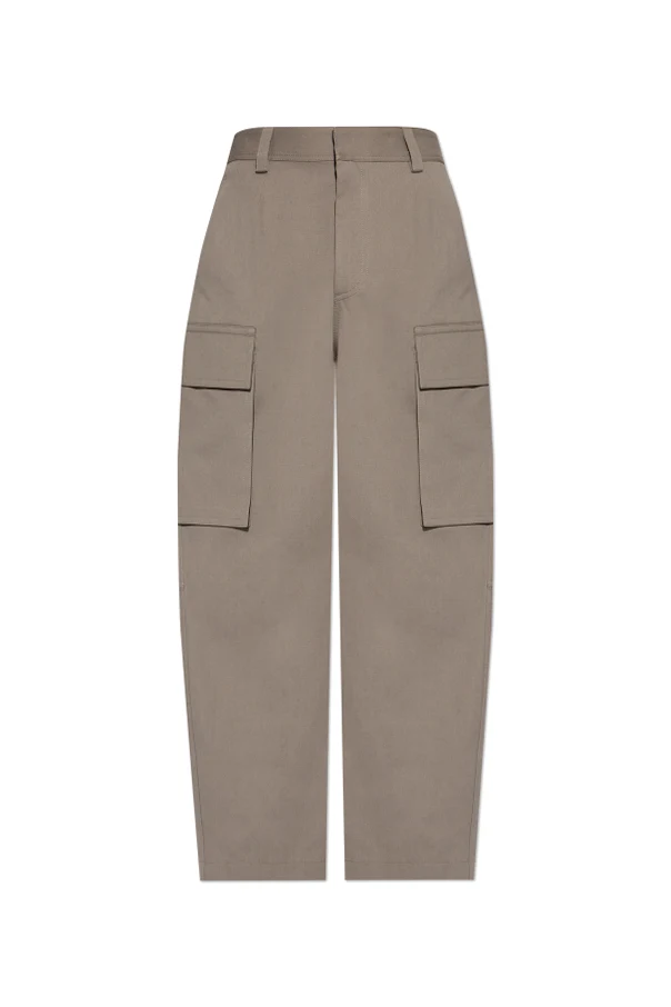 SZARY Spodnie typu `cargo`