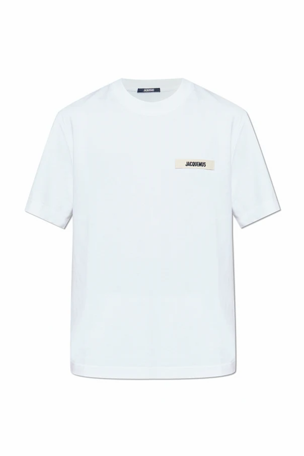 BIAŁY  T-shirt z logo