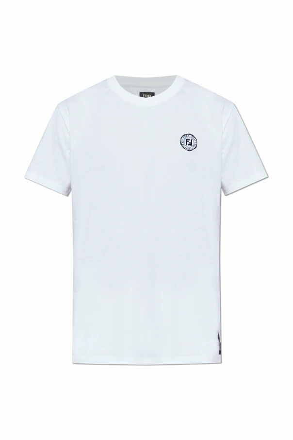 WEISS T-Shirt mit Logo